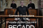 Thumbnail for the post titled: Concert du trio Pêr-Vari Kervarec à l’abbaye de Bégard 11.10
